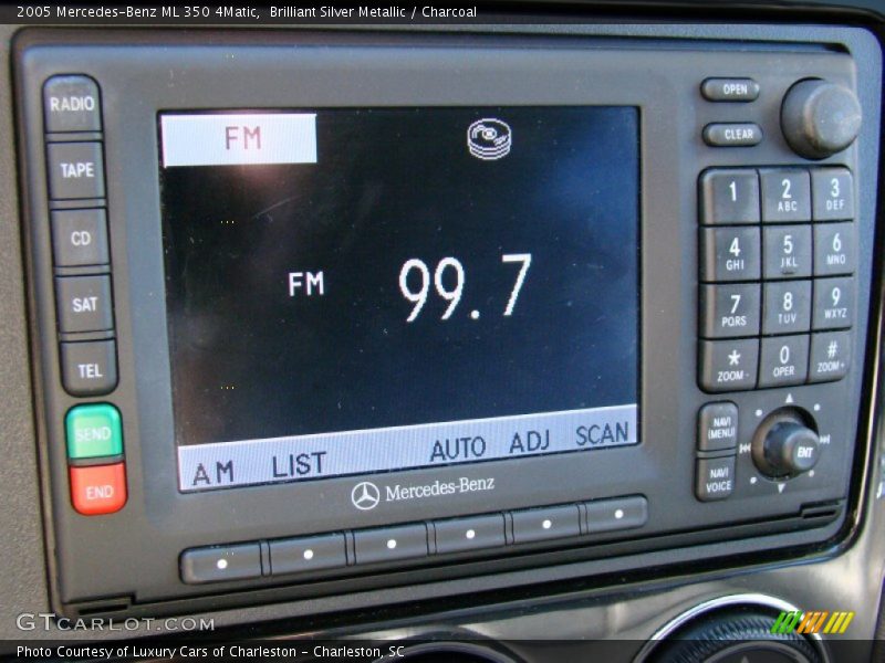 Brilliant Silver Metallic / Charcoal 2005 Mercedes-Benz ML 350 4Matic