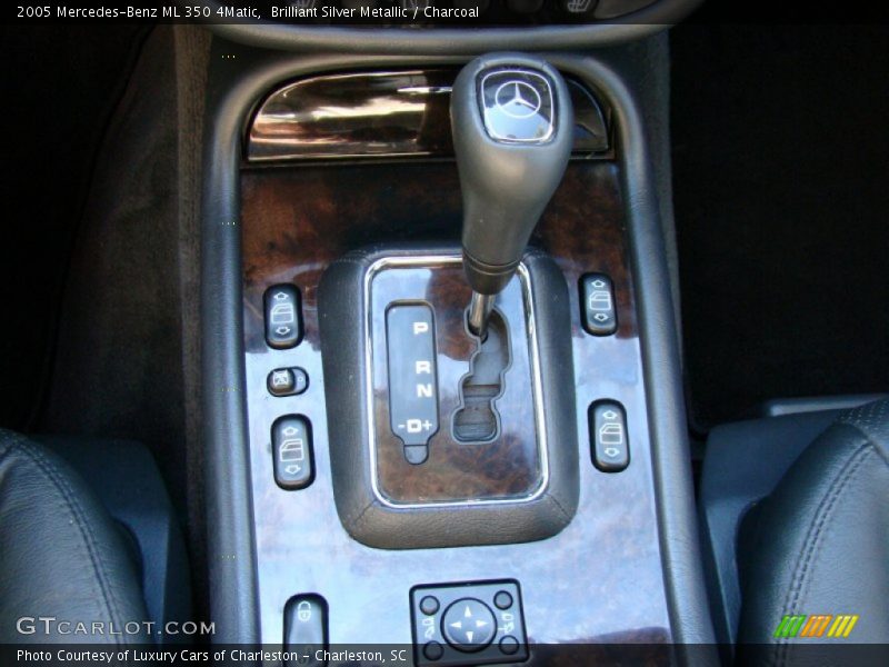 Brilliant Silver Metallic / Charcoal 2005 Mercedes-Benz ML 350 4Matic