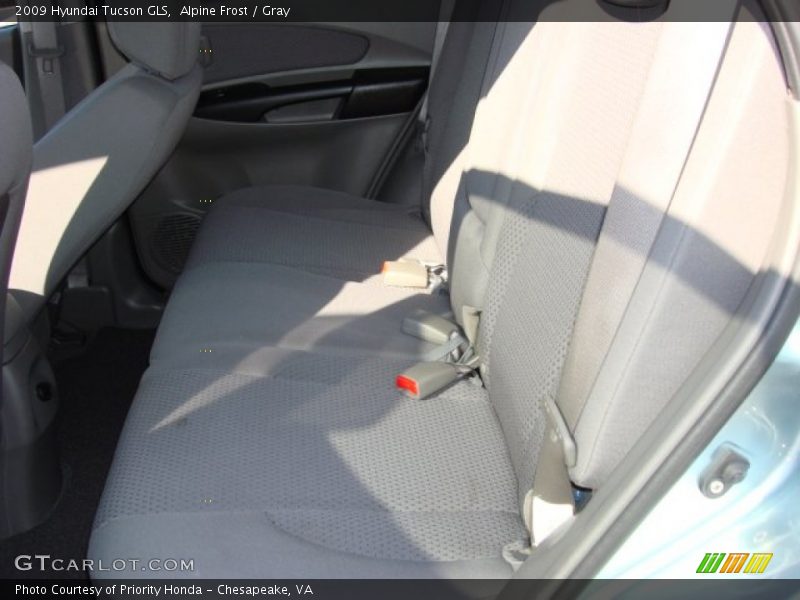 Alpine Frost / Gray 2009 Hyundai Tucson GLS