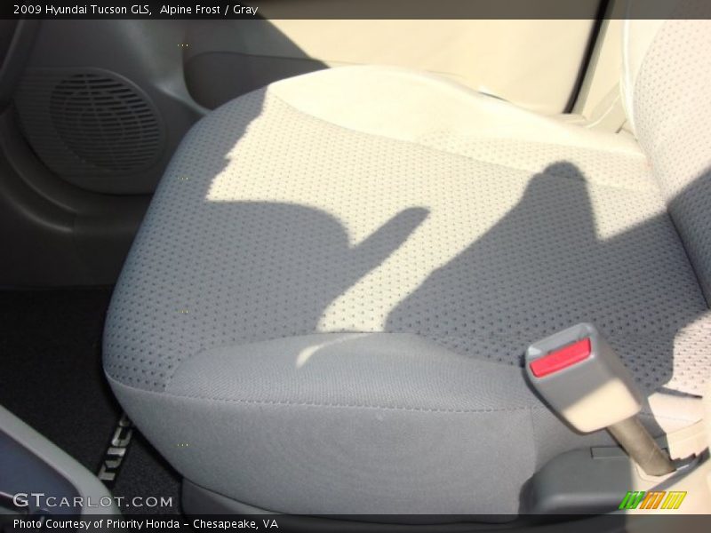 Alpine Frost / Gray 2009 Hyundai Tucson GLS
