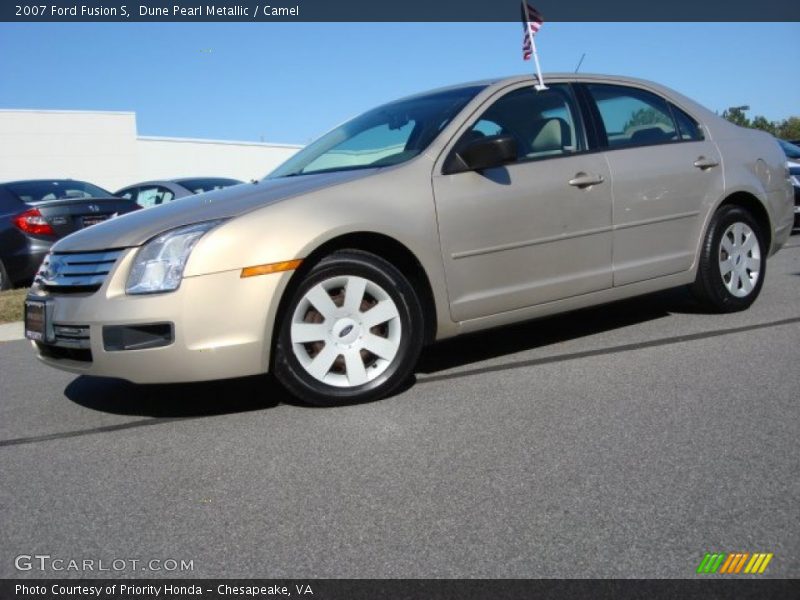 Dune Pearl Metallic / Camel 2007 Ford Fusion S