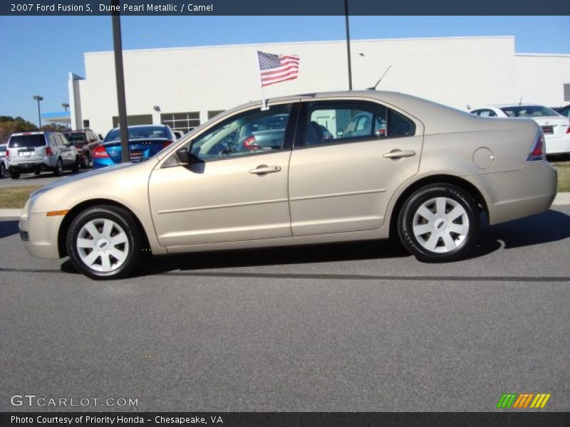Dune Pearl Metallic / Camel 2007 Ford Fusion S