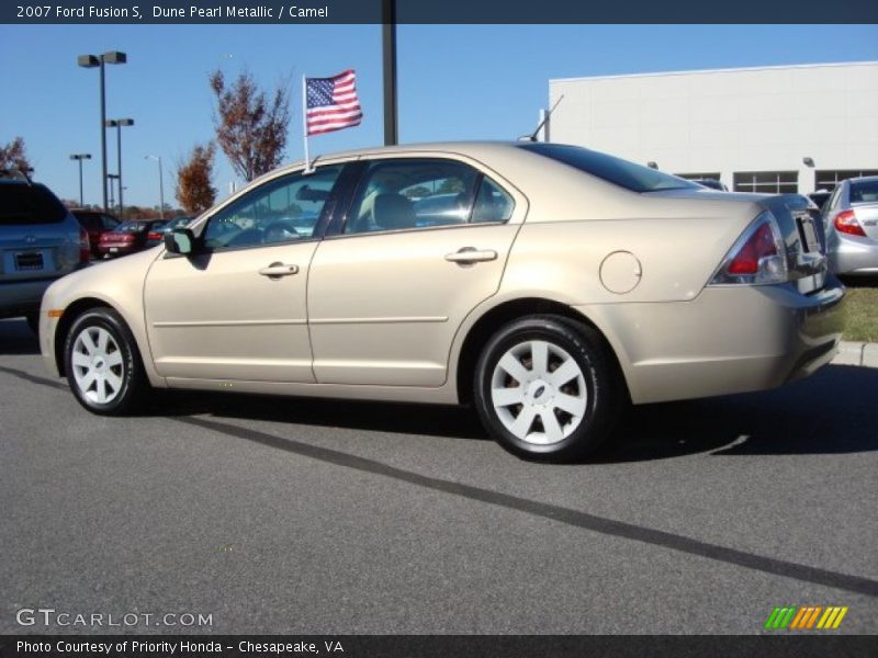 Dune Pearl Metallic / Camel 2007 Ford Fusion S