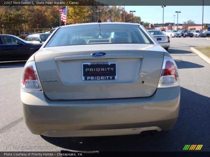 Dune Pearl Metallic / Camel 2007 Ford Fusion S