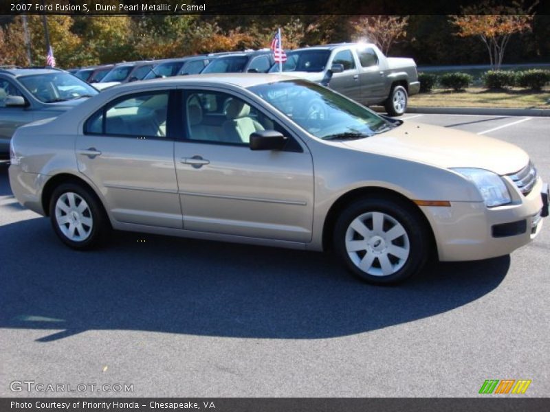 Dune Pearl Metallic / Camel 2007 Ford Fusion S