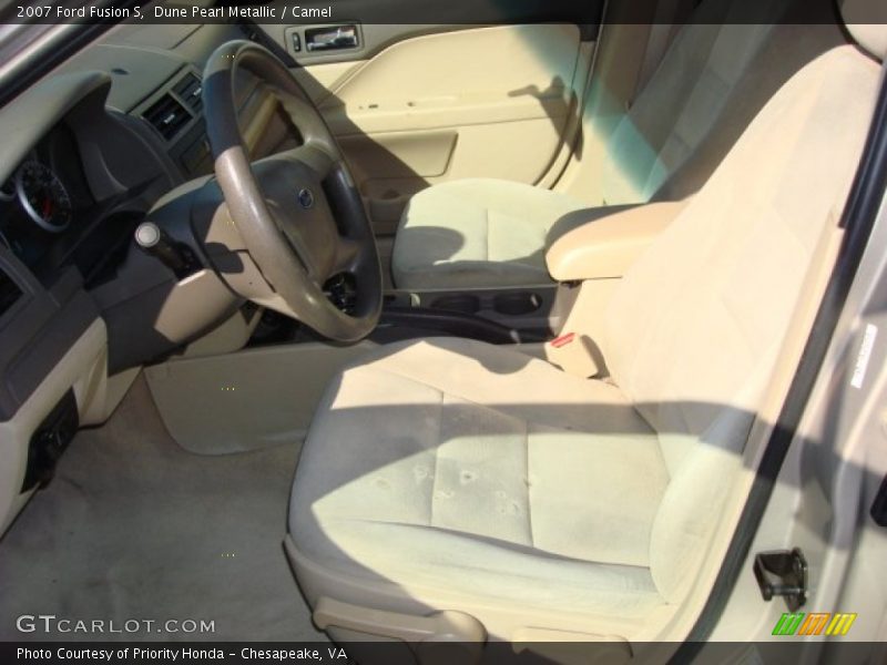 Dune Pearl Metallic / Camel 2007 Ford Fusion S