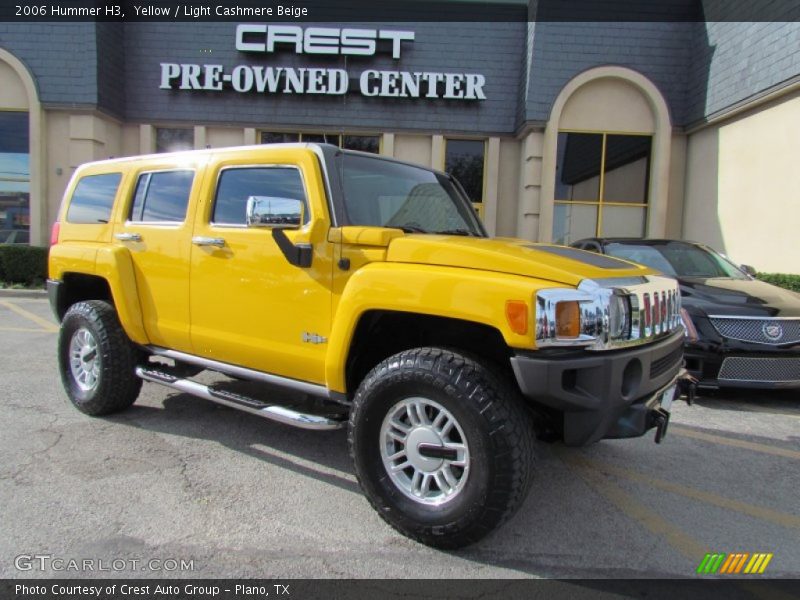 Yellow / Light Cashmere Beige 2006 Hummer H3