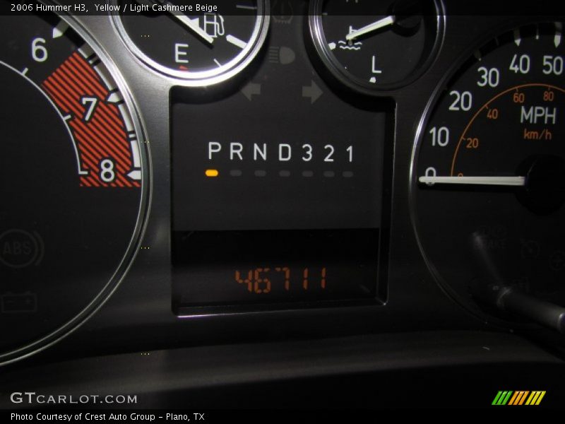 Yellow / Light Cashmere Beige 2006 Hummer H3
