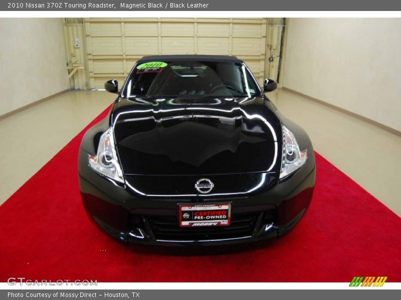 Magnetic Black / Black Leather 2010 Nissan 370Z Touring Roadster
