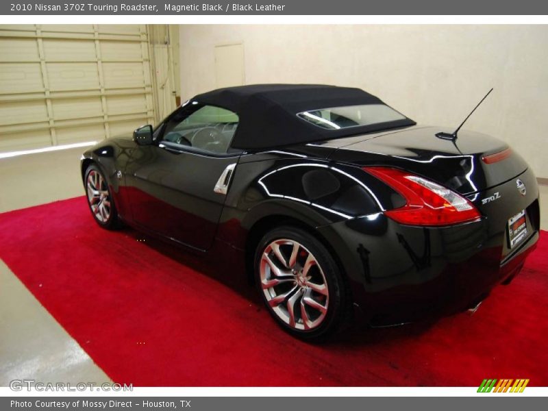 Magnetic Black / Black Leather 2010 Nissan 370Z Touring Roadster
