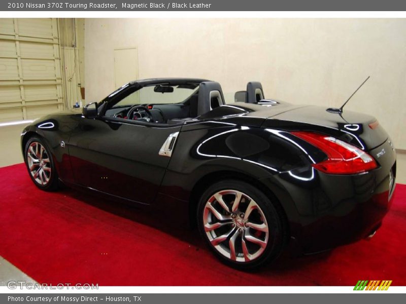 Magnetic Black / Black Leather 2010 Nissan 370Z Touring Roadster