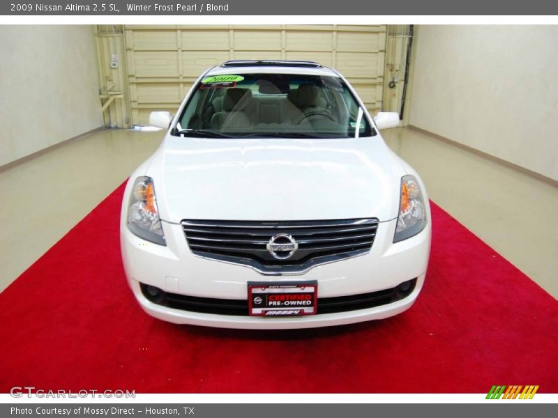 Winter Frost Pearl / Blond 2009 Nissan Altima 2.5 SL