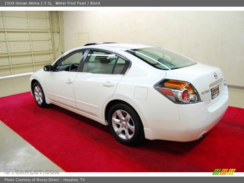 Winter Frost Pearl / Blond 2009 Nissan Altima 2.5 SL