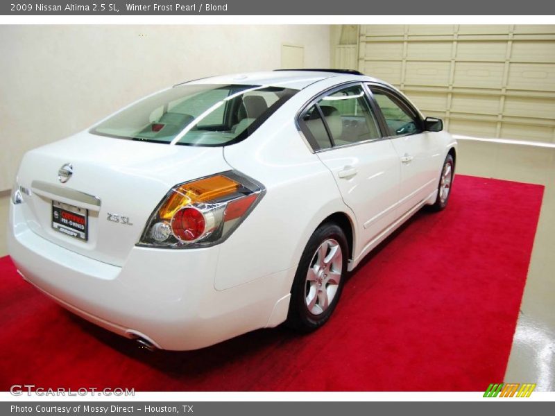 Winter Frost Pearl / Blond 2009 Nissan Altima 2.5 SL