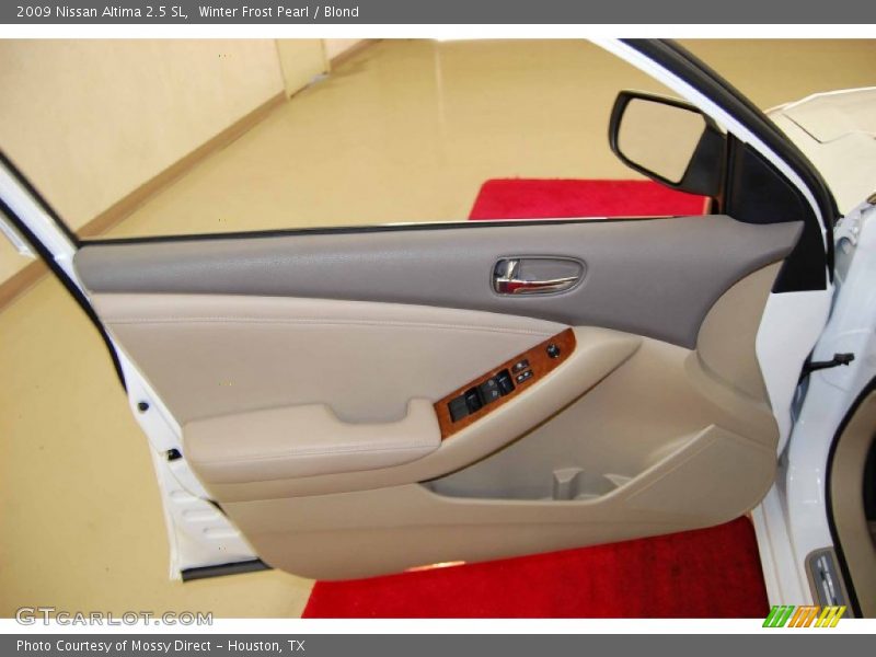 Winter Frost Pearl / Blond 2009 Nissan Altima 2.5 SL