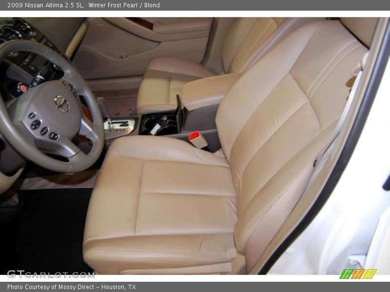 Winter Frost Pearl / Blond 2009 Nissan Altima 2.5 SL