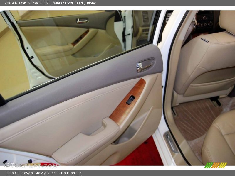 Winter Frost Pearl / Blond 2009 Nissan Altima 2.5 SL