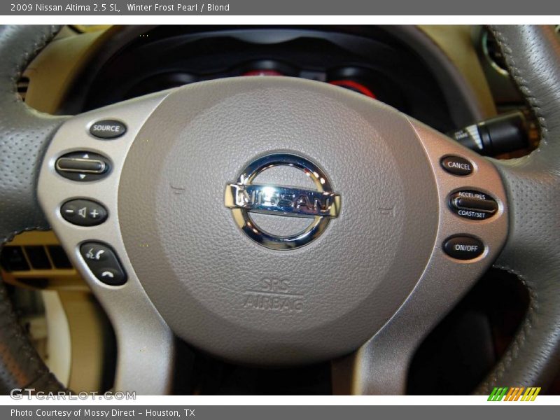 Winter Frost Pearl / Blond 2009 Nissan Altima 2.5 SL