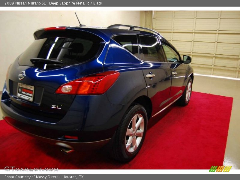 Deep Sapphire Metallic / Black 2009 Nissan Murano SL