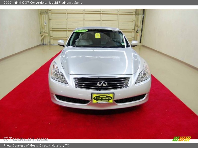 Liquid Platinum / Stone 2009 Infiniti G 37 Convertible