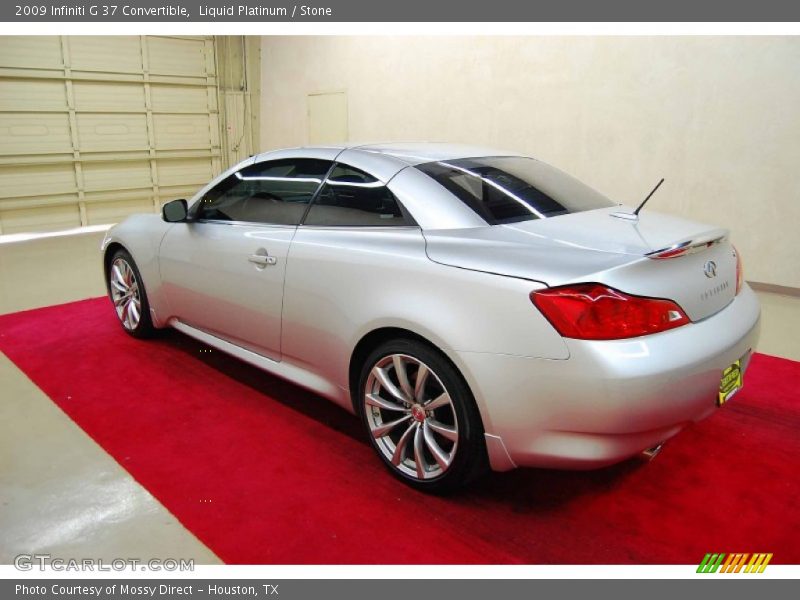 Liquid Platinum / Stone 2009 Infiniti G 37 Convertible
