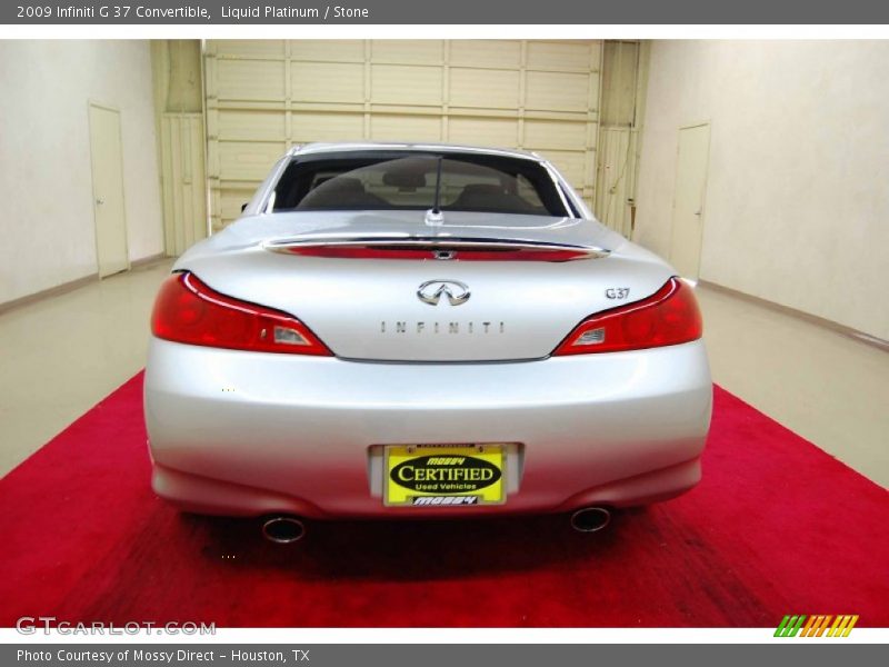 Liquid Platinum / Stone 2009 Infiniti G 37 Convertible