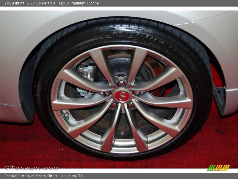 Liquid Platinum / Stone 2009 Infiniti G 37 Convertible
