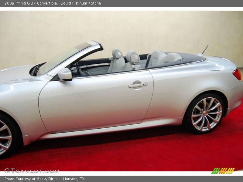 Liquid Platinum / Stone 2009 Infiniti G 37 Convertible
