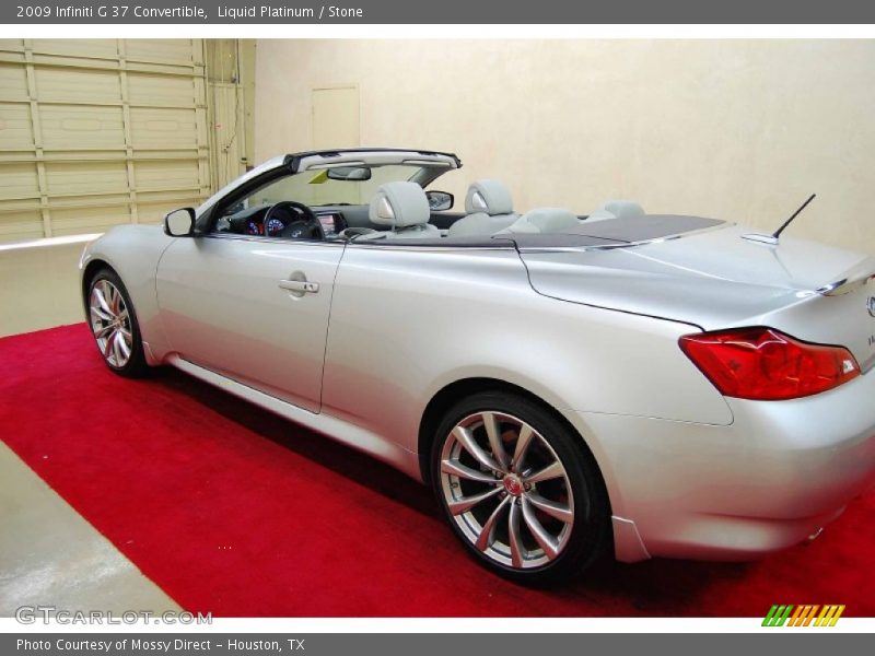 Liquid Platinum / Stone 2009 Infiniti G 37 Convertible