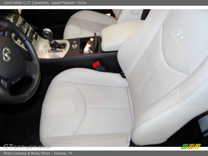 Liquid Platinum / Stone 2009 Infiniti G 37 Convertible