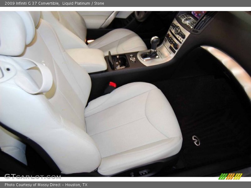 Liquid Platinum / Stone 2009 Infiniti G 37 Convertible