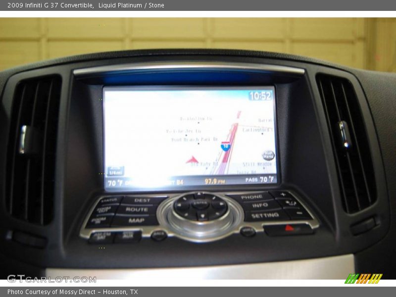 Liquid Platinum / Stone 2009 Infiniti G 37 Convertible