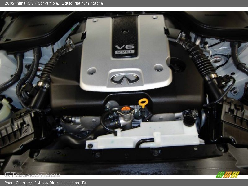 Liquid Platinum / Stone 2009 Infiniti G 37 Convertible