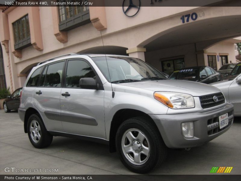 Titanium Metallic / Gray 2002 Toyota RAV4 4WD