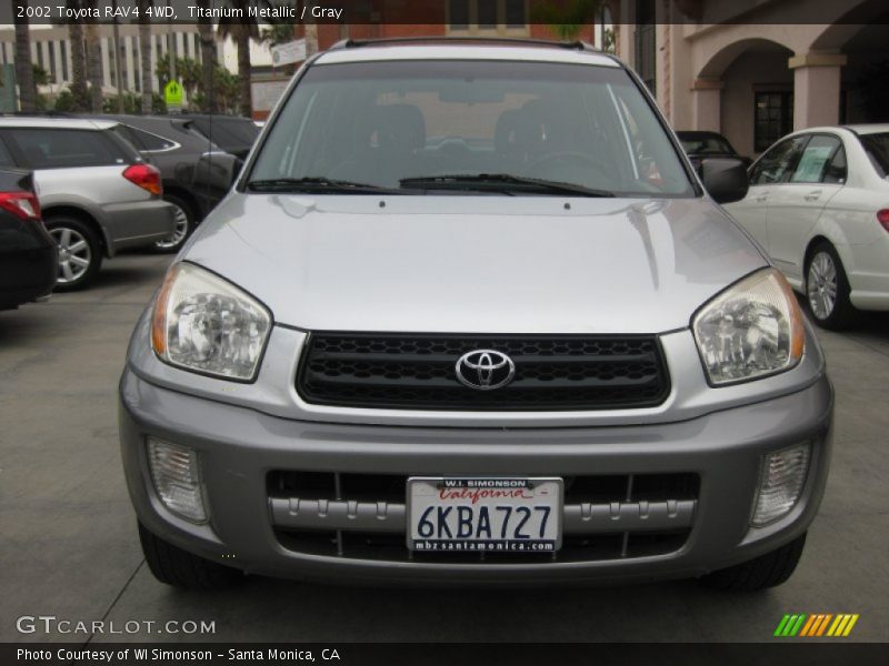 Titanium Metallic / Gray 2002 Toyota RAV4 4WD