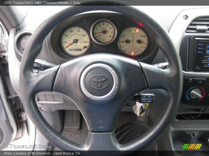 Titanium Metallic / Gray 2002 Toyota RAV4 4WD