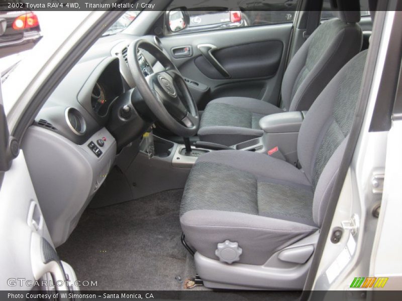 Titanium Metallic / Gray 2002 Toyota RAV4 4WD