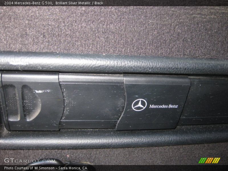 Brilliant Silver Metallic / Black 2004 Mercedes-Benz G 500