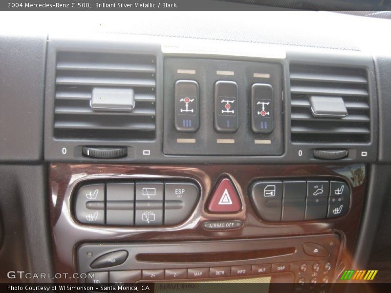 Brilliant Silver Metallic / Black 2004 Mercedes-Benz G 500