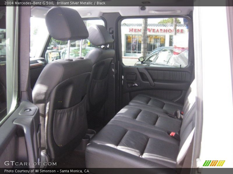 Brilliant Silver Metallic / Black 2004 Mercedes-Benz G 500