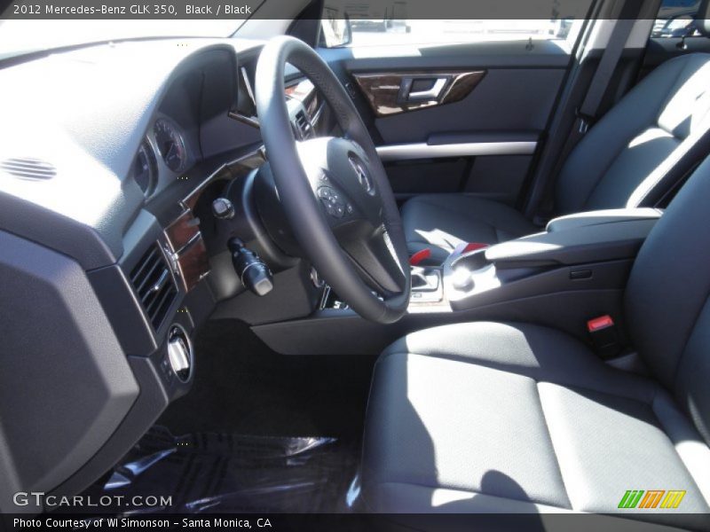 Black / Black 2012 Mercedes-Benz GLK 350