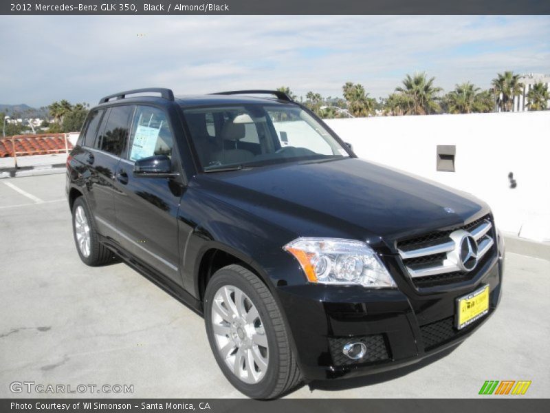 Black / Almond/Black 2012 Mercedes-Benz GLK 350