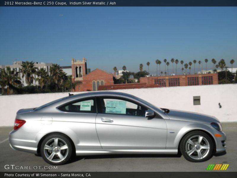 Iridium Silver Metallic / Ash 2012 Mercedes-Benz C 250 Coupe