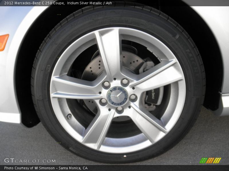 Iridium Silver Metallic / Ash 2012 Mercedes-Benz C 250 Coupe