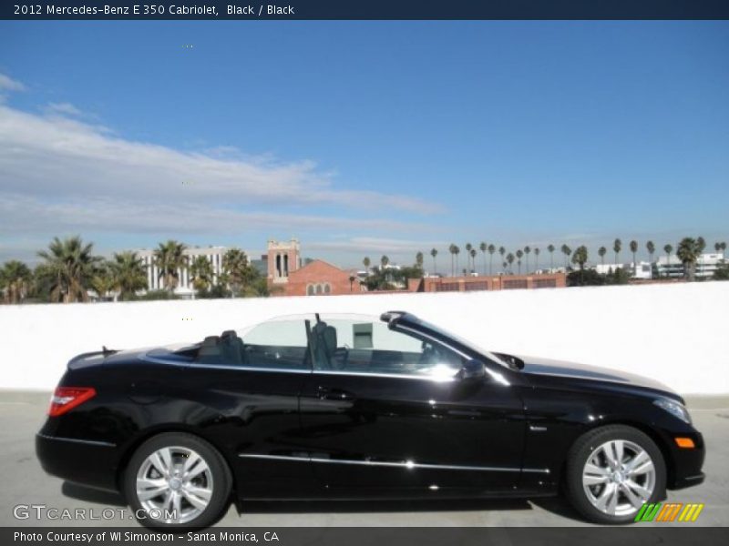 Black / Black 2012 Mercedes-Benz E 350 Cabriolet