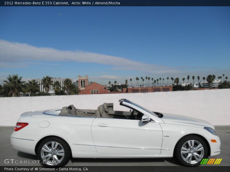 Arctic White / Almond/Mocha 2012 Mercedes-Benz E 350 Cabriolet