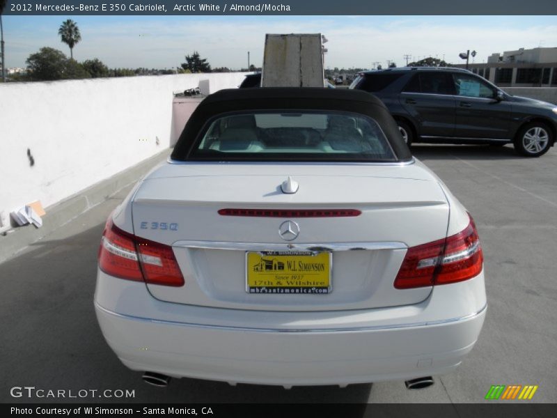 Arctic White / Almond/Mocha 2012 Mercedes-Benz E 350 Cabriolet