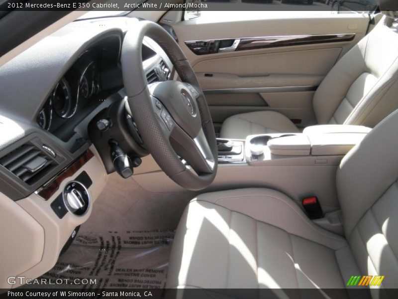 Arctic White / Almond/Mocha 2012 Mercedes-Benz E 350 Cabriolet
