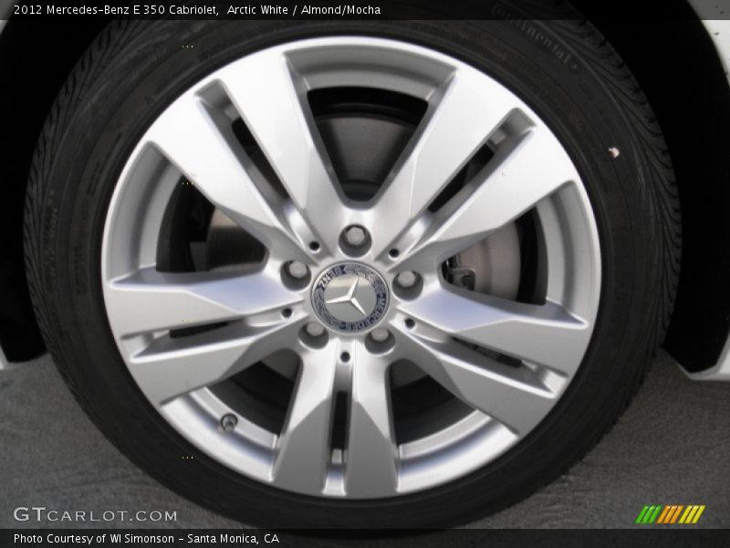 Arctic White / Almond/Mocha 2012 Mercedes-Benz E 350 Cabriolet