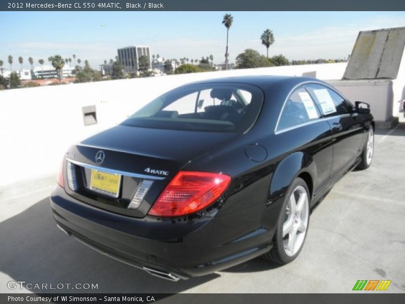 Black / Black 2012 Mercedes-Benz CL 550 4MATIC